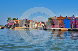 Venice lagoon island in Italy