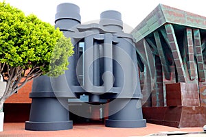 Venice (Los Angeles), California: Public Art GIANT BINOCULARS by Frank Gehry at 340 Main Street