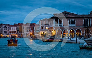 Venice at night, Italy