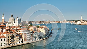 Venice`s view,Piazza San Marco and the Doges Palace in Venice, Italy, Europe