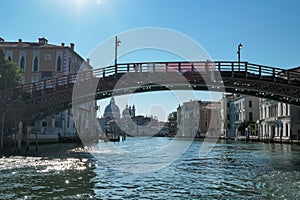 Venice - Panoramic view of the Grand Canal in city of Venice, Veneto, Italy, Europe