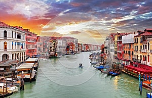 Venice - Rialto bridge and Grand Canal