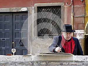 Venice street painter