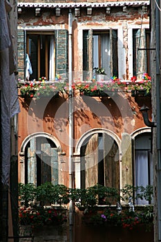 Venice, typical ancient house