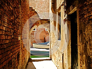 Venice, underpass