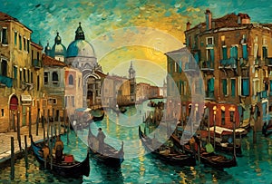 Venice, Van Gogh style