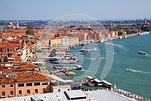 Venice View from campanille at San Marco place