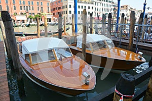 Venice water taxis