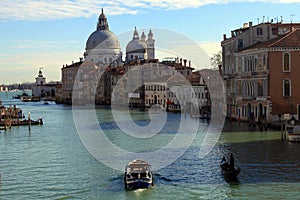 Venice waterfront buildings