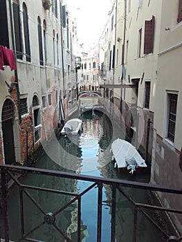 Venice, waterway, town, gondola, vehicle