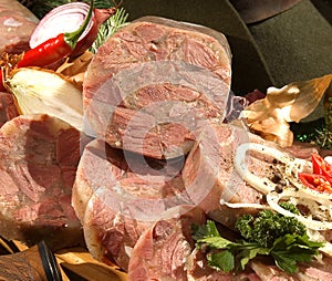 The venison headcheese