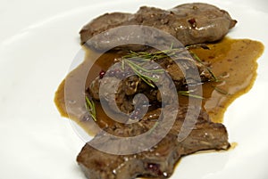 Venison meat - a delicious dish photo