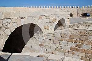 venitian fort (kastro koules) in heraklion in crete (greece)