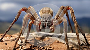 venomous brown recluse spider photo