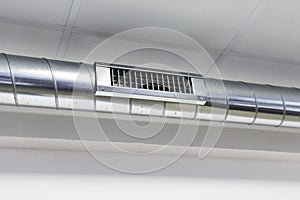 Vent and air ducts for air conditioning system photo