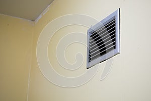 Vent on the wall