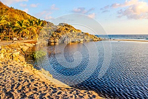 Ventanilla beach in the state of Oaxaca.