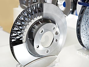 Vented brake disk