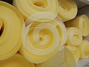 Ventilated pnp backing in rolls. flooring