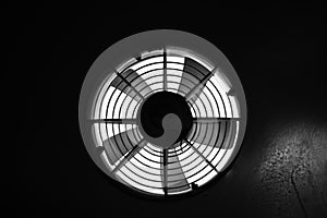 Ventilation in black and white