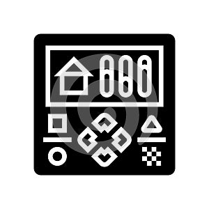 ventilation control glyph icon vector illustration