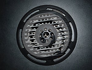 Ventilation grid.
