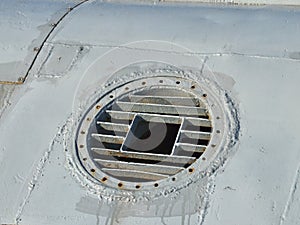 Ventilation hatch on the ship.