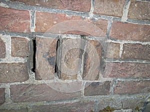 Ventilation hole in the wall of house