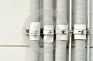 Ventilation pipes of the air-conditioning system