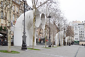 Ventilation shafts of Centre Georges Pompidou.