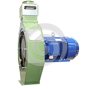 Ventilation system with electric motor.