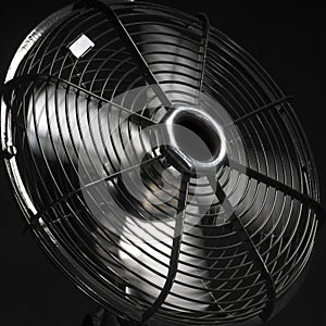 Ventilator or fan in action