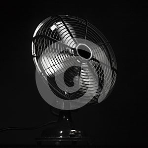 Ventilator or fan in action