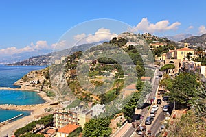 Ventimiglia aerial view.