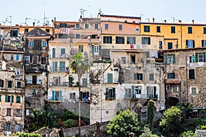 Ventimiglia Imperia, Liguria, Italy, panoramic view of the old town photo