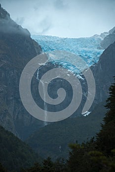 Ventisquero Glacier, National Park of Queulat, Carretera Austr photo
