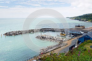 Ventnor harbour Isle of Wight south coast of the island tourist town