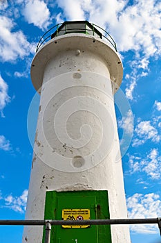 Ventspils Beautiful South Pier lighthouse morning