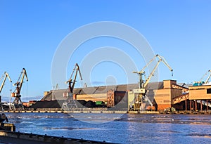 Ventspils sea trading port