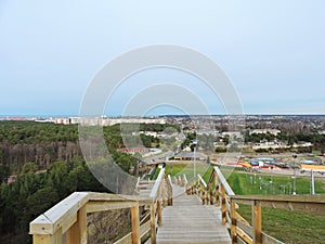 Ventspils town panorama, Latvia