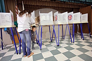 VENTURA COUNTY, CA - JUNE 7, 2016 -- Ventura Polling Station for