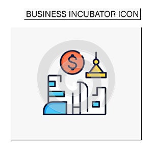 Venture builder color icon