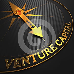 Venture Capital - Golden Compass Needle.