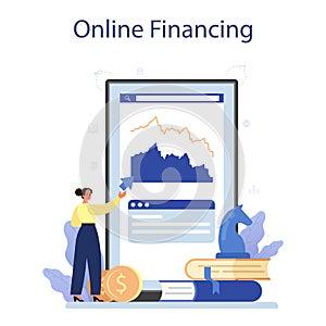 Venture capital online service or platform. Investors financing