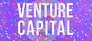 Venture Capital theme with DNA and abstract lines