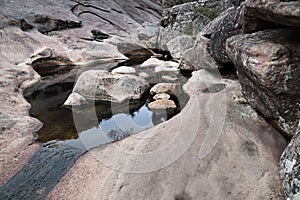 Venus baths, Rock formation shaped by river in Halls Gap, Grampians, Victoria, Australia photo