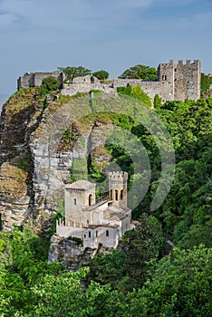 Venus Castle and Torretta Pepoli in Erice photo