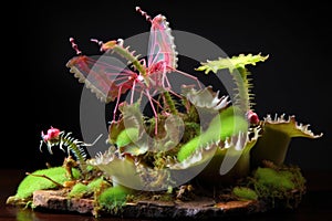 venus flytrap in action, showcasing mechanisms of entrapment