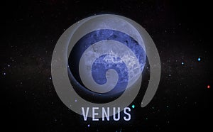 venus planet in the space, galaxy science creative art background elements of this image furnished by nasa