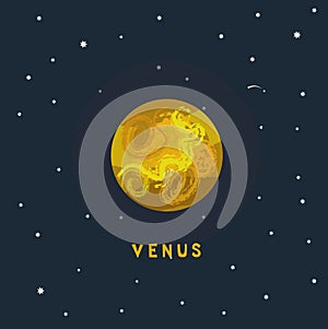 VENUS space view illustration